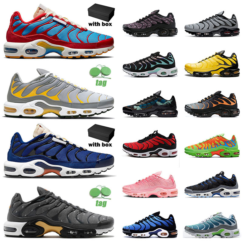 

Running Club mens womens Plus Tns Sneaker Mesh Shoes Highten Cushions Designer Sport Sneakers Summers Rainbow Gradient Grey Blue Black Royal Grey Su White Trainers, B20 40-46 running club