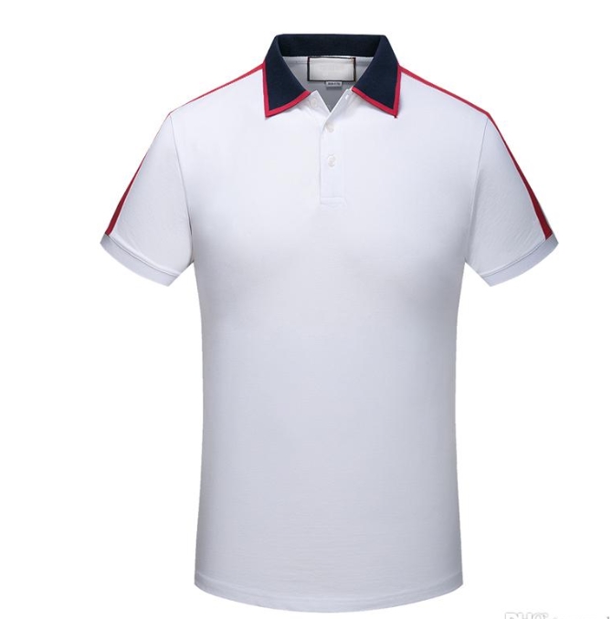

Polos Fashion Casual Mens T-shirts Men Luxury T Shirt Embroidered Tops Tees Medusa Cotton Snake Pattern Polo-shirt Collar Polo Shirts -3XL 1E0B, 24