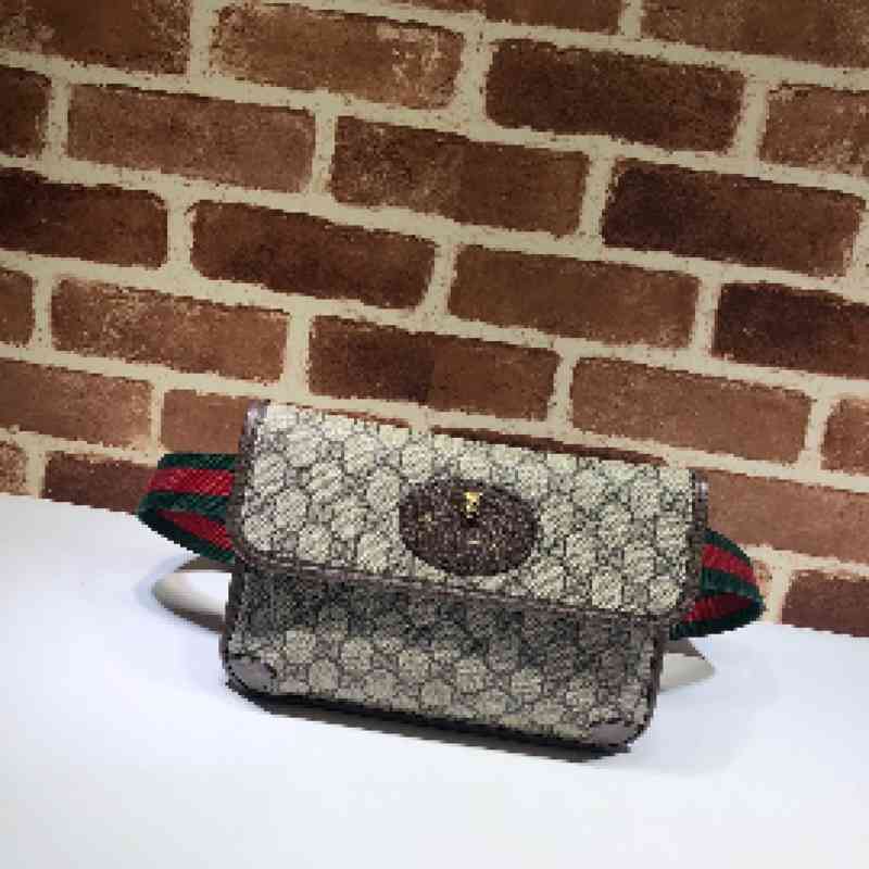 

Premium Artificial Canvas Waist Bag 493930 Luxury Brand Letter Embossing Chest Bag Men Ophidia Waist Bags Shoulder Bag Real Leather Canvas Belt Bags Pouches, Picture show