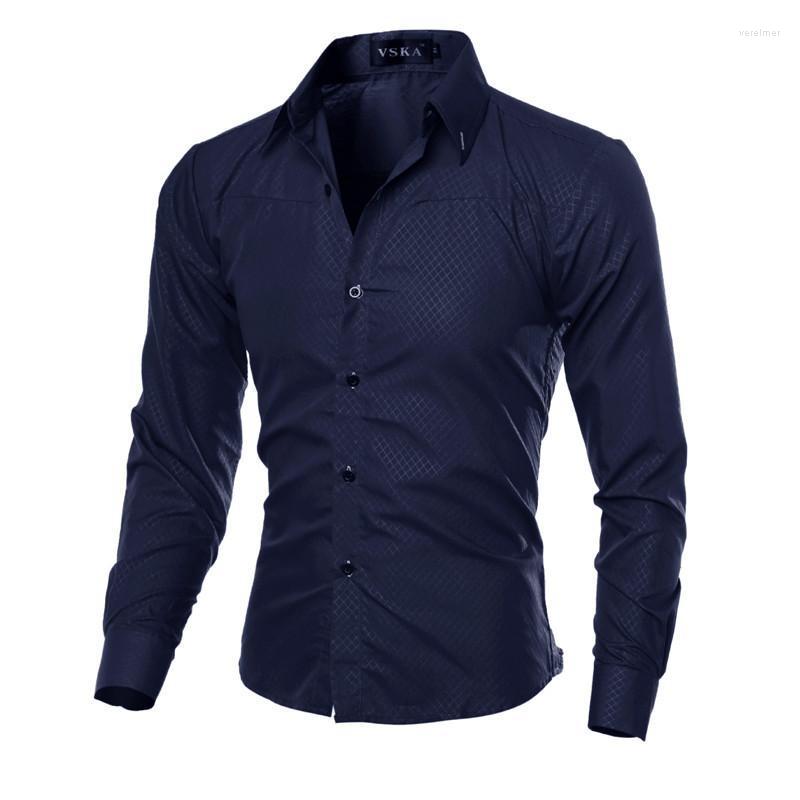 

Men's Dress Shirts Plus Size Brand-clothing Cotton Mens CIOTHING Solid Soft Men Shirt Long Sleeve Casual Slim Fit 2022Men's Vere22, 5912 white