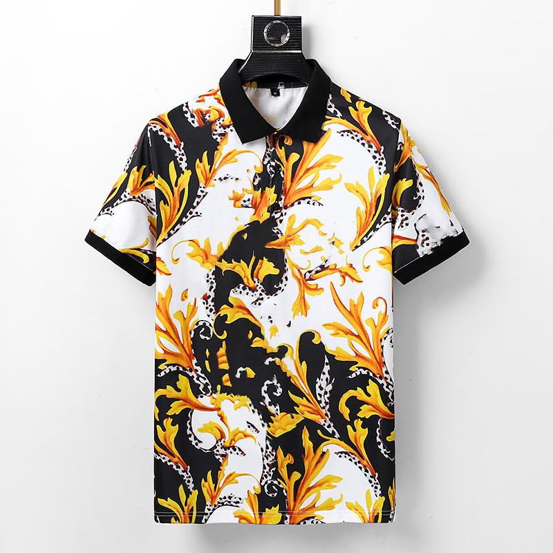 

2021Mens Designers Polo Shirts Casual Stylist Clothes Short Sleeve Fashion Men Summer T Shirt Size -3XL#ZO03, Multi