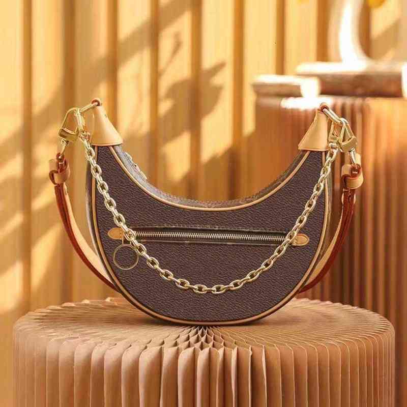 

Designer bag+Designer vitage shoulder fashion marel vintage gold hardware chain ladies hand pea s new messenger ss wallet, Brown