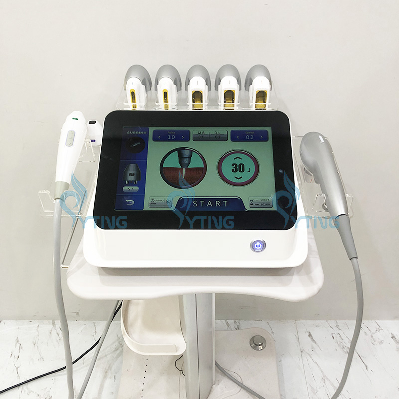 Draagbaar 2 op 1 V Max Hifu Slimming Machine Face Lift Wrinkle Removal High Intensity Focused Ultrasound Body Shaping Beauty Equipment