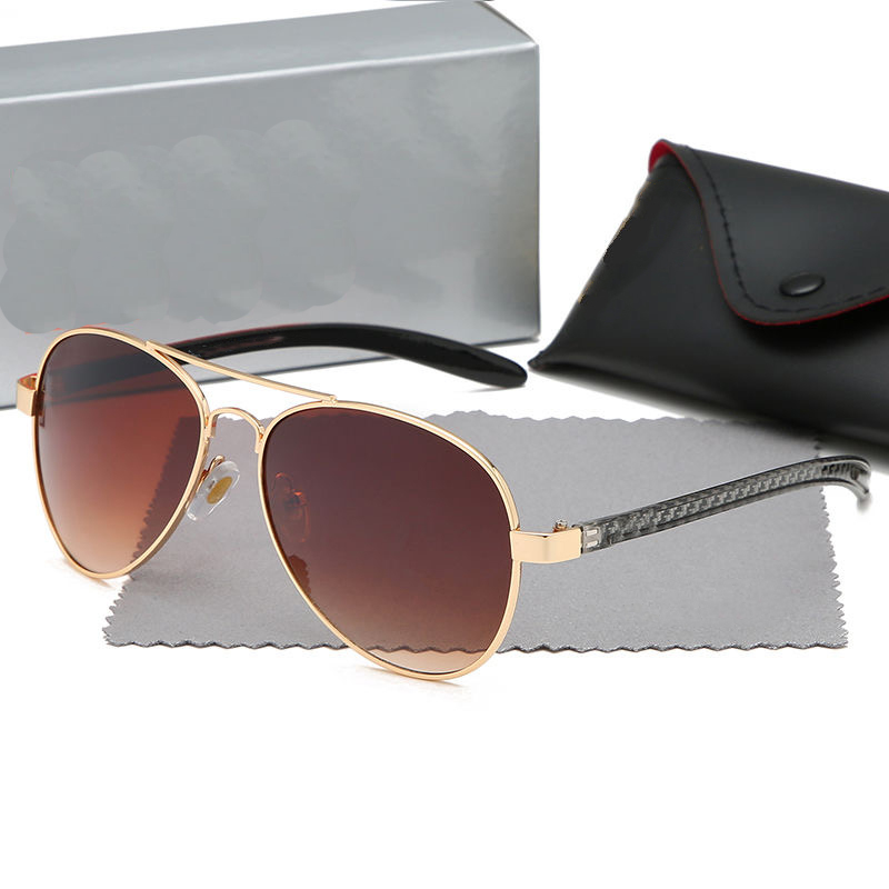 

Luxury Designer Sunglasses womens Trendy Driving sunglass Metal Full Frame factory outlet Polarizing uv400 mirrors high quality mens shades with cases New Style