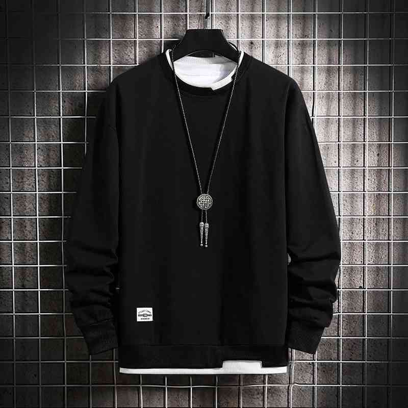 

2022 Solid Color Sweatshirt Men Harajuku Hoodies Autumn Spring Hoody Casual Hoodie Cotton Sweatshirts Streetwear Clothes, Jag1605white