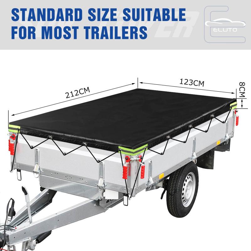 

Car Covers Trailer Cover Auto Roof Tent Waterproof Dustproof Windproof Travel Camping Canopy Universal Protection