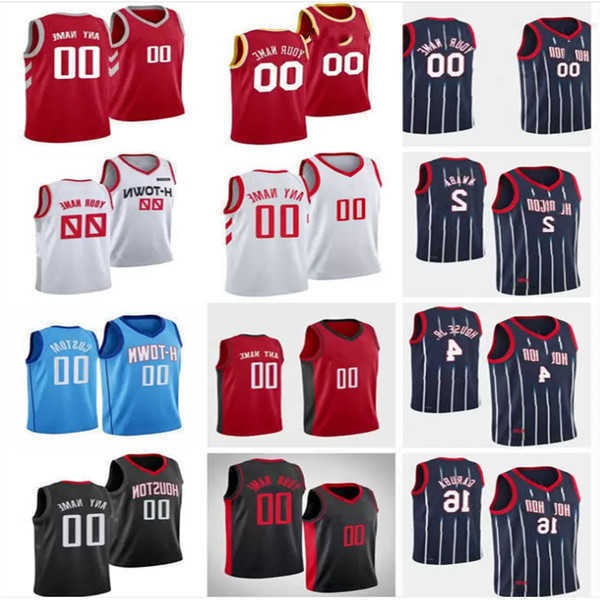 Basketball Jerseys Custom Mens Womens Houston''Rockets''16 Usman Garuba 0 Jalen Green 4 Danuel House Jr. 2 David Nwaba