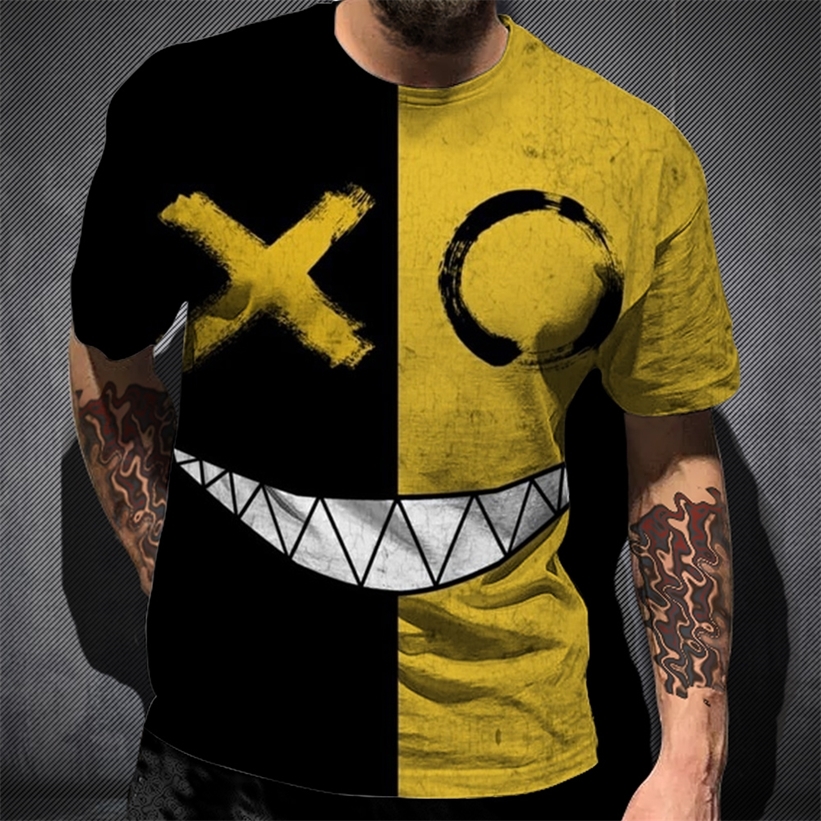 

Fashion XOXO Pattern T Shirt Daily ops Men Hip Hop ops Street Casual Sport Summer Short Sleeve 3D Print 220429, Tx-040058