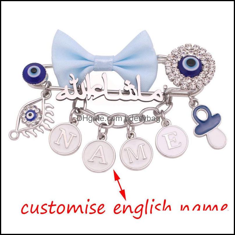 

Pins Brooches Jewelry Zkd Customise English Name Muslim Islam Mashallah In Arabic God Willing Allah Baby Brooch Pin Drop Delivery 202 Dhekg