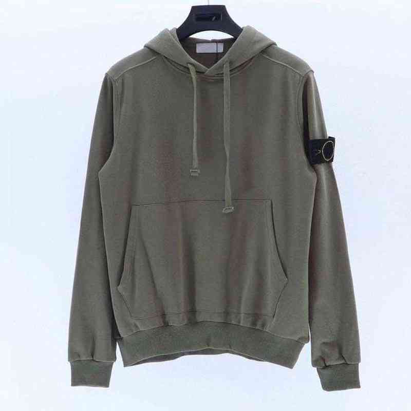 

Mens Hoodies Sweatshirts High Quality Jumpers Island Fashion Letter Embroidery Stone Long Sleeve Pullover Man Casual High Quality, 03