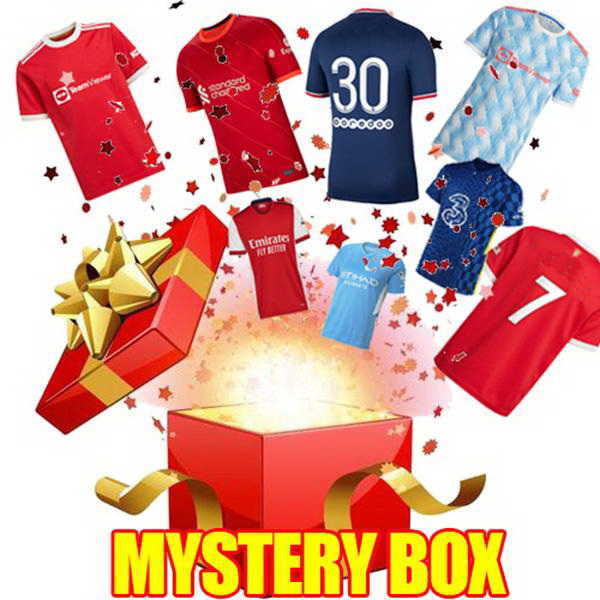 

MYSTERY BOX Soccer Jerseys Season 2010-22 Thai Quality men women kids jersey football shirts blank or player like sale kingcaps Surprise Blind Box Top