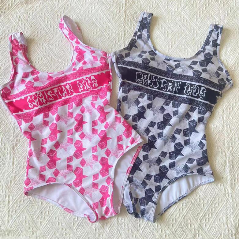 

Women Designer Swimwear Bikinis Set Textile Letter D Printed Ladies Bodysuit Swimsuit Beach Party Womens Swim Suit, As picture