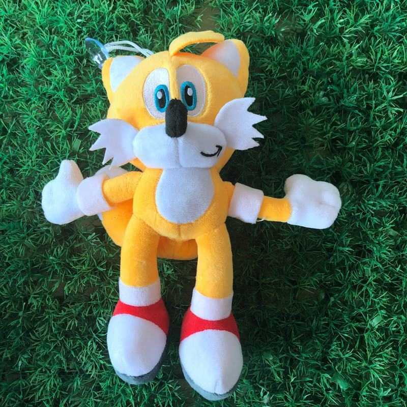 

Festive 28cm hedgehog sonic tails knuckles the echidna stuffed animals plush toys
