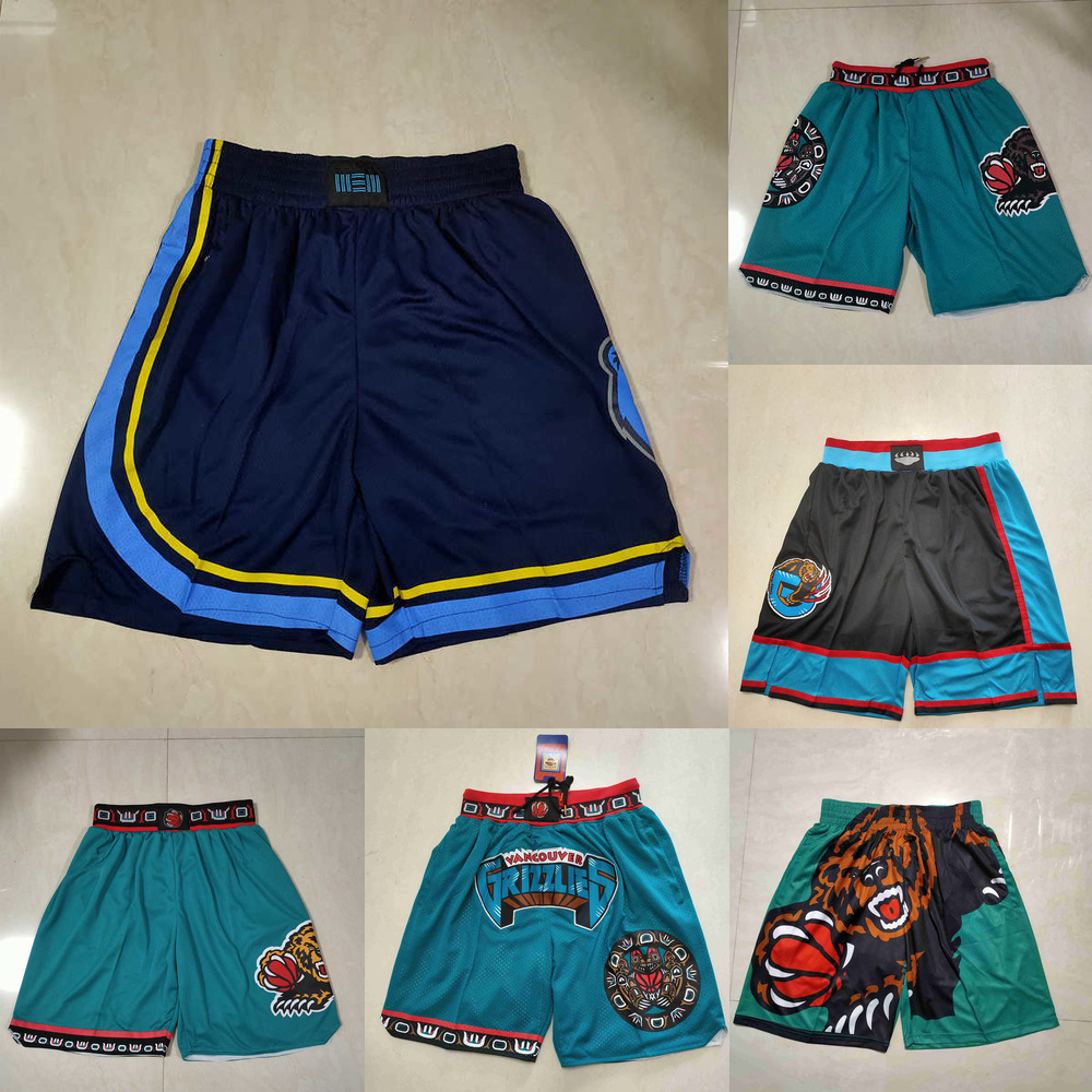 

Memphis''Grizzlies''men Throwback Basketball Shorts pocket, Color