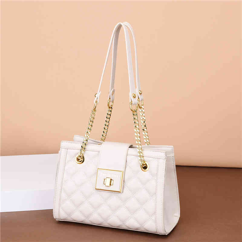 Sac Crossbodybody printemps d'été polyvalent grand luxe de luxe de luxe pour femmes sacs rétro femelles sacs à main épaule messager tout-correspo