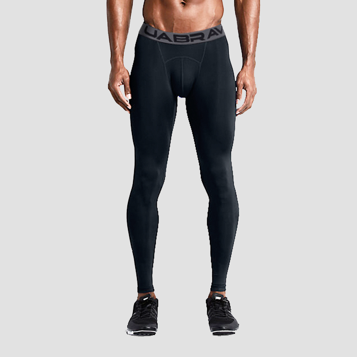 

Custom Latest Leggings For Men Leggings Fitness Running Gym Tights Pants Wholesale Sportswear Sports Wear Factory, Grey