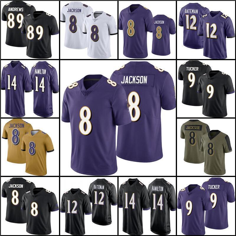 

Football Jersey Baltimore''Ravens''nfl''8 Lamar Jackson 14 Kyle Hamilton, Men jersey