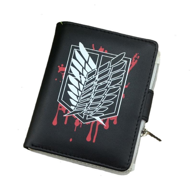 

Anime Attack On Titan Survey Corps Wings Of Liberty Short Wallet Jiyuu No Tsubasa Comic Coin Purse, Op