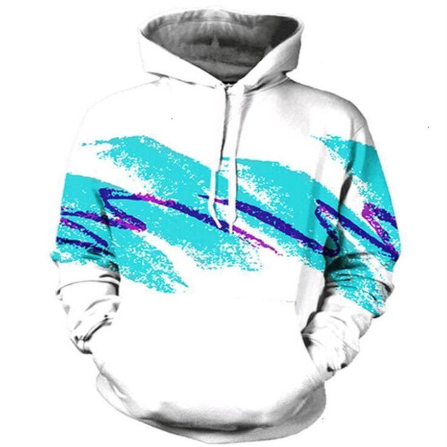 NOUVEAUX couples de mode des années 90 hommes femmes unisexes le jazz solo en papier tasse de tasse de croûte 3D à capuche imprimé sweat-shirt pu