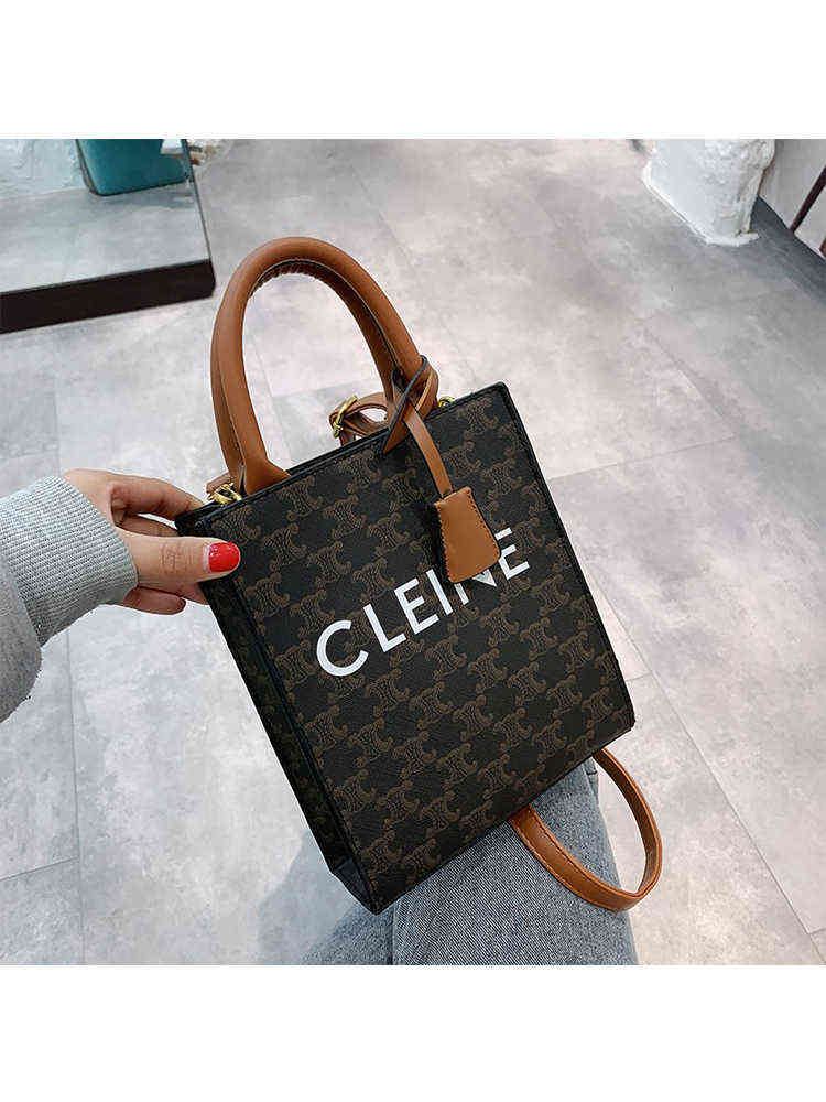 American ckaj Arc de Triomphe tote bag women's summer large capacity Vintage flower hand Single Shoulder Messenger