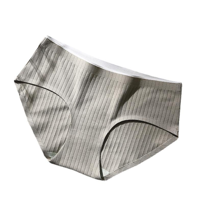 

Women's Panties Midwaist Japanese Cotton Crotch Traceless Little Girls' Underwear Ladies' Large Size Student PantsWomen's, Green