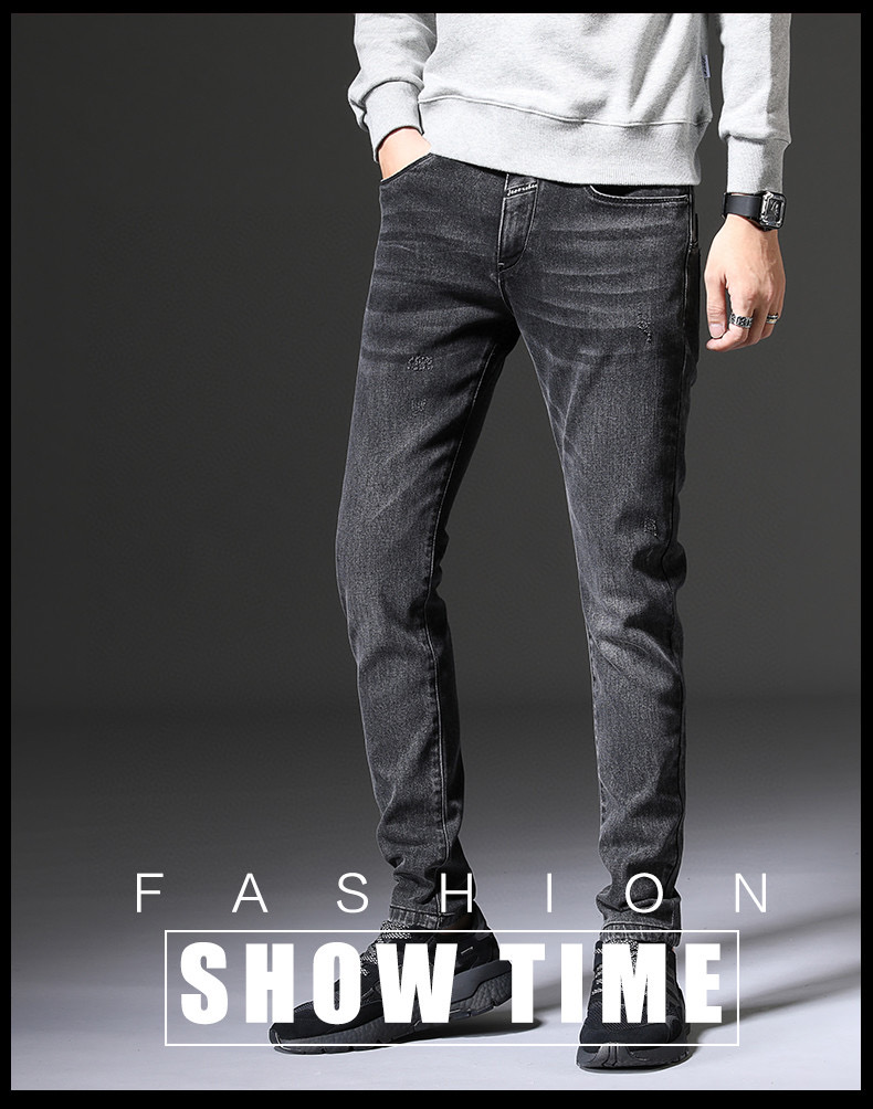 

Mens Designer Jeans Distressed Ripped Biker Slim Fit Motorcycle Bikers Denim For Men s Fashion Mans Black Pants pour hommes