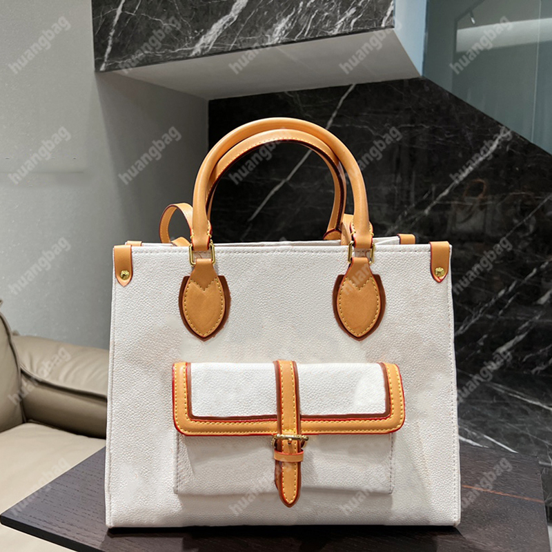 

Large Capacity Shoulder Bags Women Crossbody Practical Tote Luxury Designer Handbags 2 Colors Leather Totes Classic Flowers Handbag Summer, Increase freight