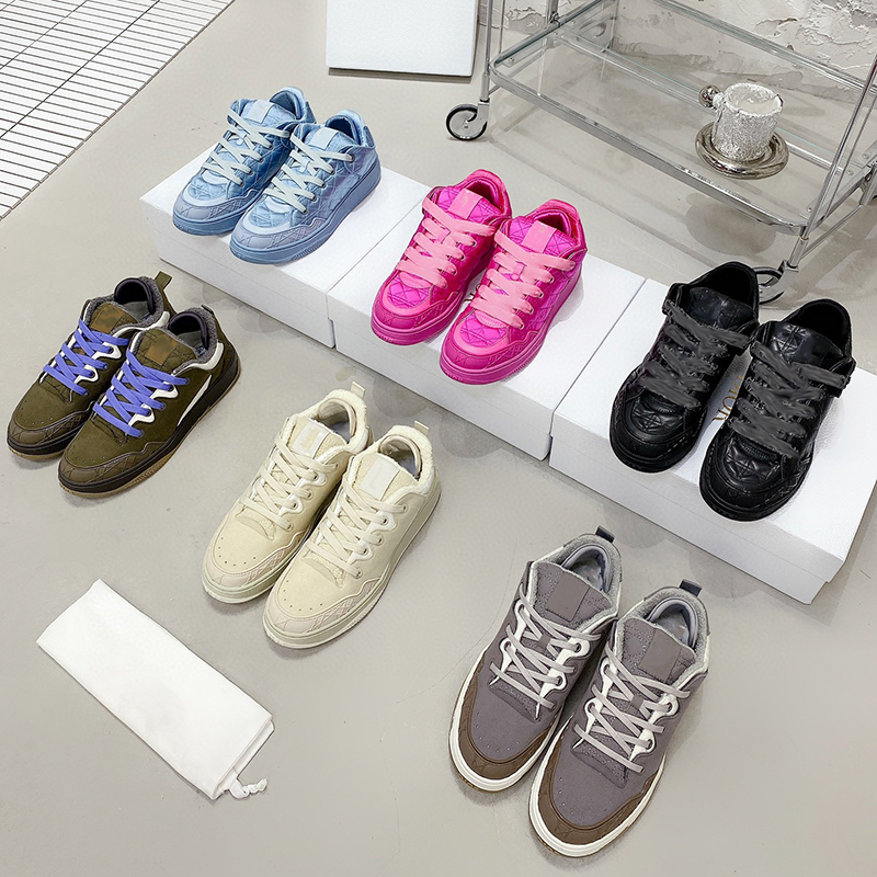 

Top 2022 Designer ERL Sneakers Men Platform Shoes California Couture Silk Suede Leather Embroidery Sport Shoes Women Luxurys Shoes NO395