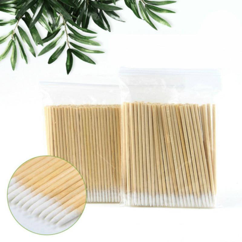 

Sponges, Applicators & Cotton 100pcs Small Natural Headed Special Pointy Signature Tattoo Swing For Expert Cleansing Swabs Bath