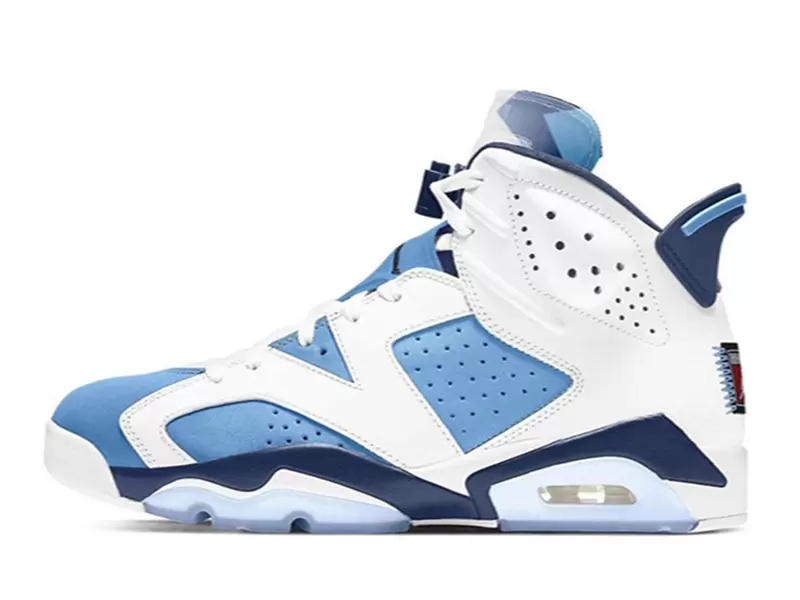 

Motorcycle Boots 2021 Release 6 UNC Shoes Mens University Blue White College Navy Black Jumpman VI Designer Sports Sneakers With Shoebox