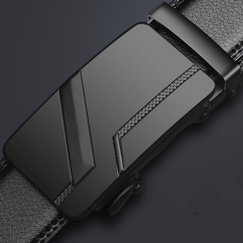 

Belts Belt Men LONG Plus Size 110 120 130 140 150 160 170 180cm Genuine Leather For Jeans Strap Male Black Automatic Buckle