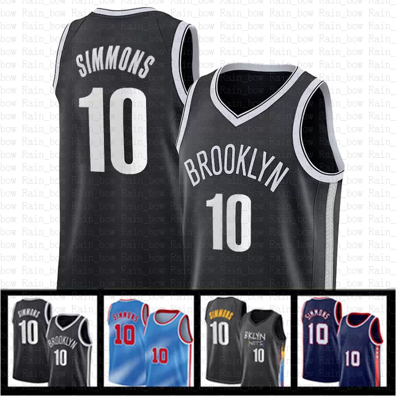 

S-XXL Basketball Jerseys Kyrie 7 Kevin Ben 10 Durant Simmons 11 72 Biggie Irving Jersey 75th anniversary City Men's Shirts Brooklyn''Nets''M, 2021 jersey