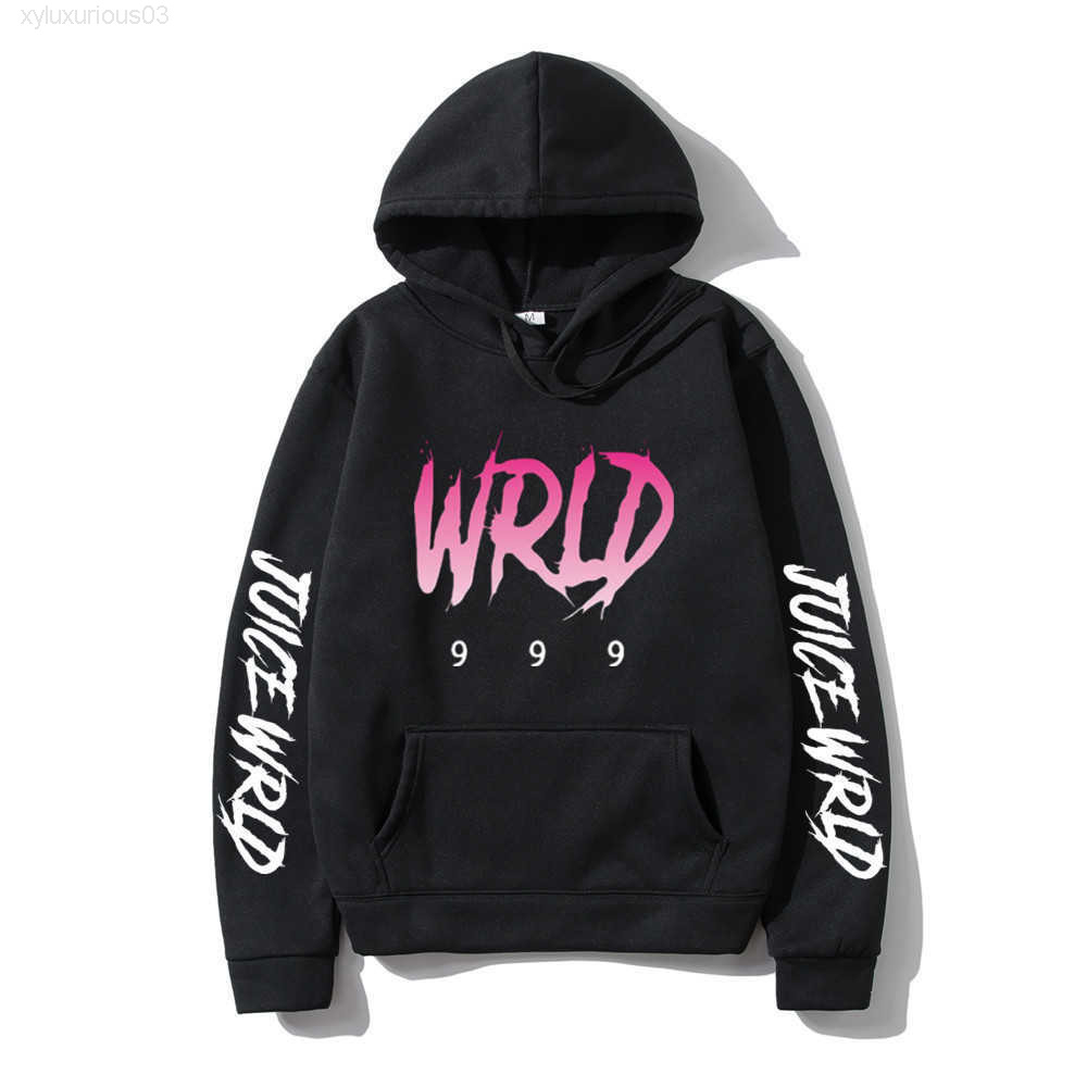 

Mens Hoodies Sweatshirt Rapper Juice Wrld Men Women Autumn Hooded Harajuku Hip Hop Hoodie Pullovers Hoody Clothing X0525, White h