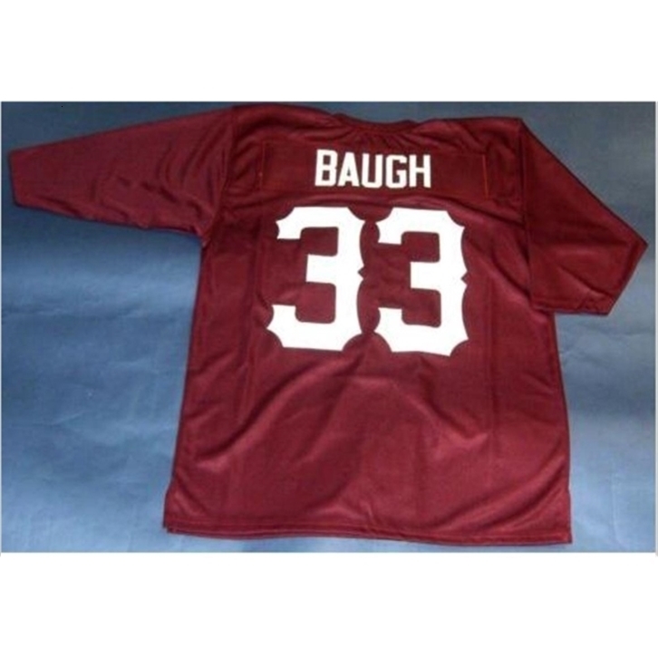 

Chen37 Goodjob Men Youth women Vintage #33 SAMMY BAUGH CUSTOM 3/4 SLEEVE College Football Jersey size s-5XL or custom any name or number jersey, Wine red women s-2xl
