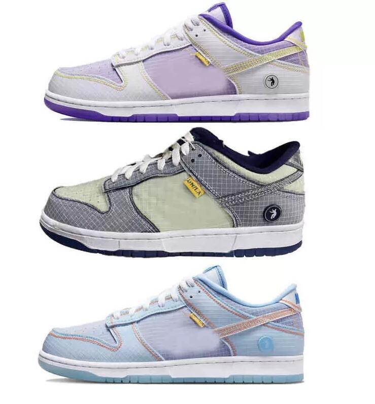 

Authentic Union Low Athletic Shoes Men Women Light Blue Midnight Navy LA Grey Purple Yellow Skateboard Sports Outdoor Sneakers Size 36-47