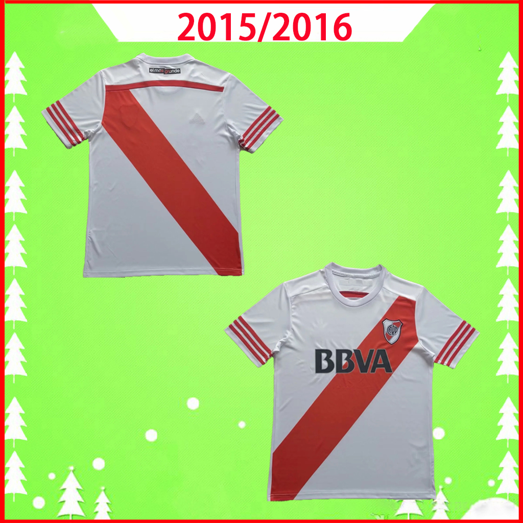 

2015 2016 River Plate soccer jerseys retro Julio Cruz shirt classic commemorate TEO CAVENAGHI PISCU BATISTUTA BALANTA VANGIONI Collection vintage uniform 15 16, 2022