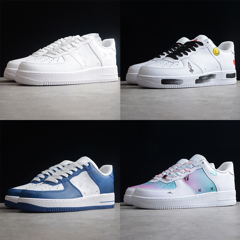 

Easyhoom Af1 Mens Womens Running Shoes Low High Classic Skateboard Trainers Sneakers With Box Eur 45, Color 5