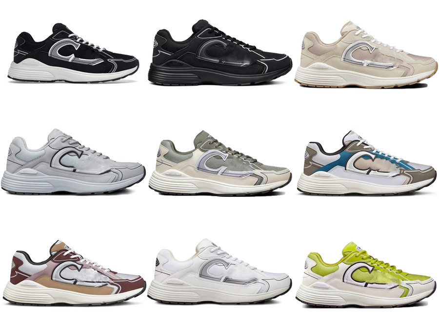 

2022 Authentic B30 Designer Shoes Men Women Black Grey Yellow White Brown Beige Blue Olive Cream Gray Outdoor Sports Sneakers With Original Box 36-47, Double box