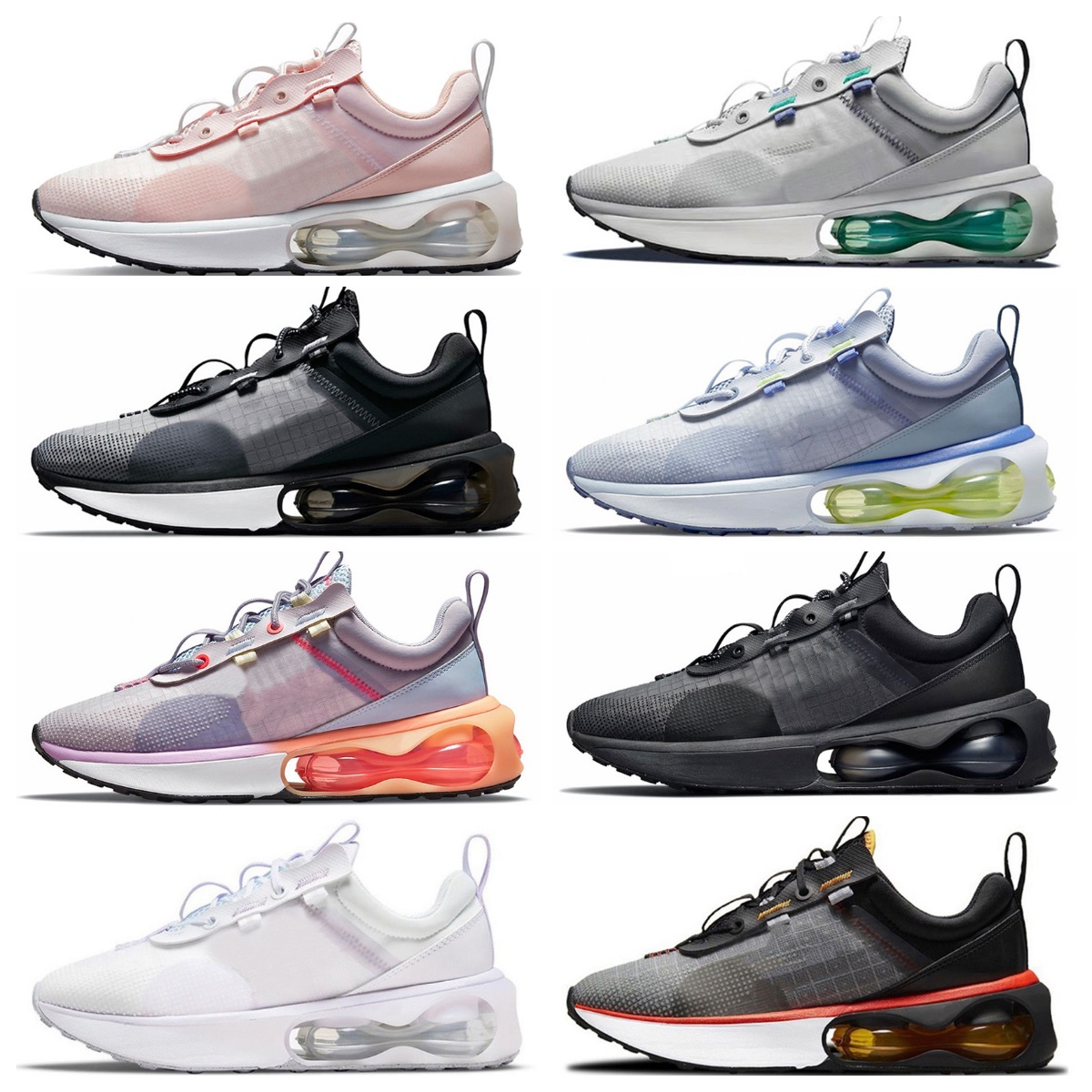 

Knit Mesh Max 2021 GS men women Running shoes airmaxs Obsidian Black Gold White Barely Rose Green Venice Navy Crimson Triple Black Court Purple Mens trainers sneakers, Bubble package bag