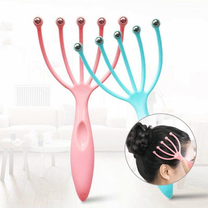 

Head Ball Steel Scalp Massager Relaxation Massage Five Finger For Eliminate Fatigue And Reduce Stress