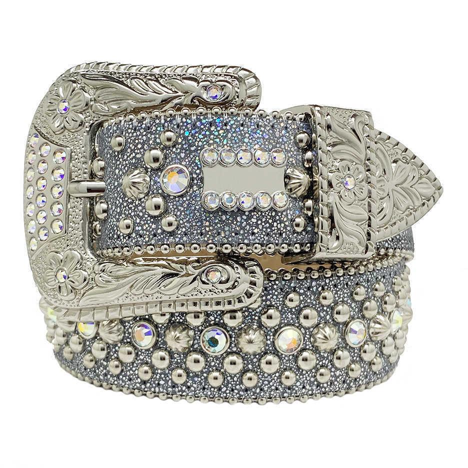 Fashion Belts for Women Designer Mens Bb Simon rhinestone belt with bling rhinestones as gift MPt