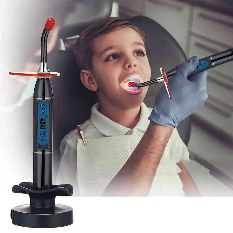 

NXY Toothbrush Dental Curing Light Wireless Led Dental Light Curing Lamp Cordless Adjustable Blue Light Curing Machine Solidify Dental Tools 0409