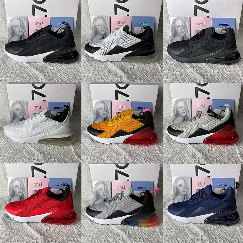 

Men Shoes 270 React Runner sneakers Triple Black White 27C Cactus Pack Total Orange Volt Pure Platinum UNC Women Breathable Sports Trainers size 36-45, With original box