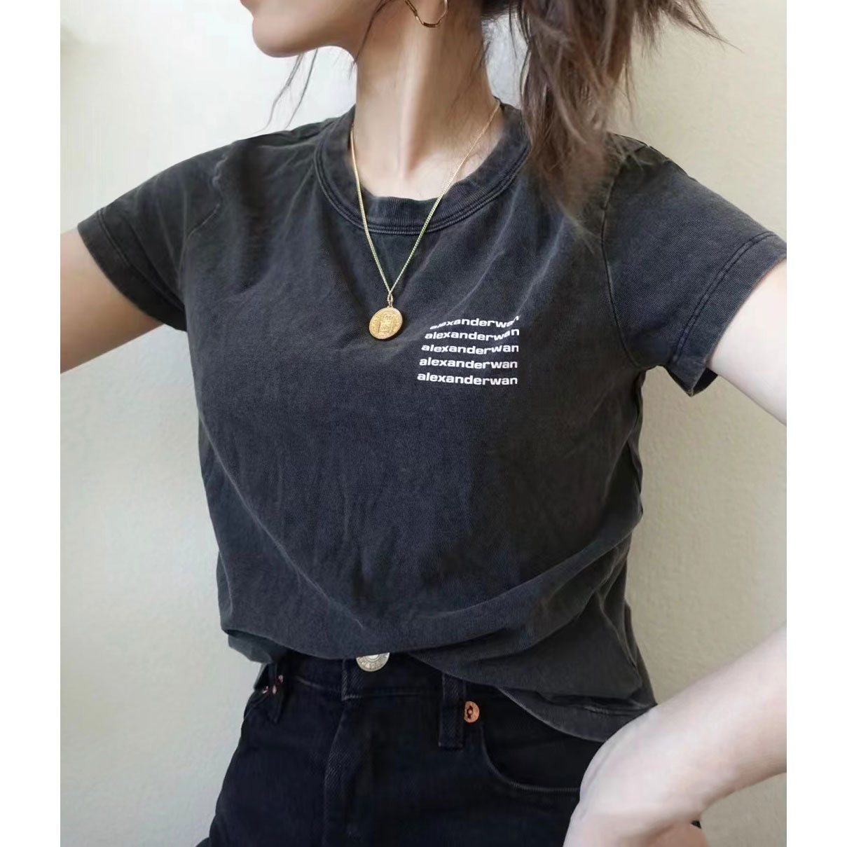Fashion AW 2022 Men's t shirt famous designer t-shirt big high quality hip hop women short sleeve top
