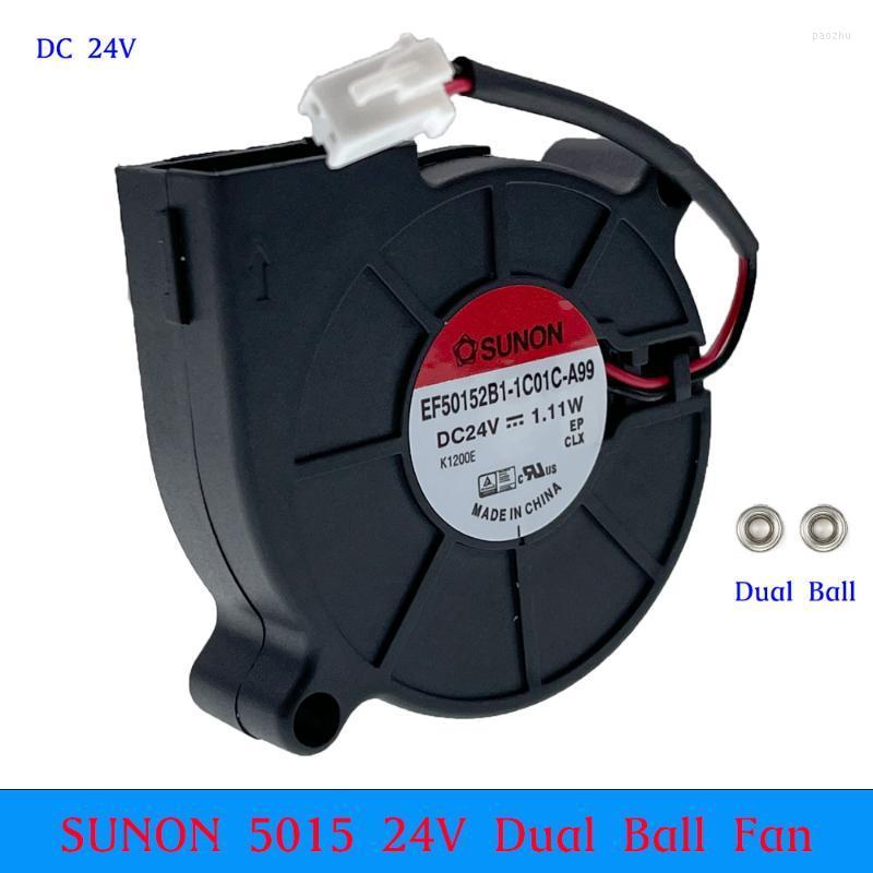 

Fans & Coolings Original Sunon 3D Printer Blower Fan 5015 DC 24V 1.11W Dual Ball Bearing Centrifugal Cooling Turbo 50X50X15mm 5015SFans