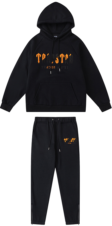 

Hoodie Trapstar Full Tracksuit Rainbow Towel Embroidery Decoding Hooded Men and Women Sportswear Suit Zipper Trousers Size xl 9vac, 13