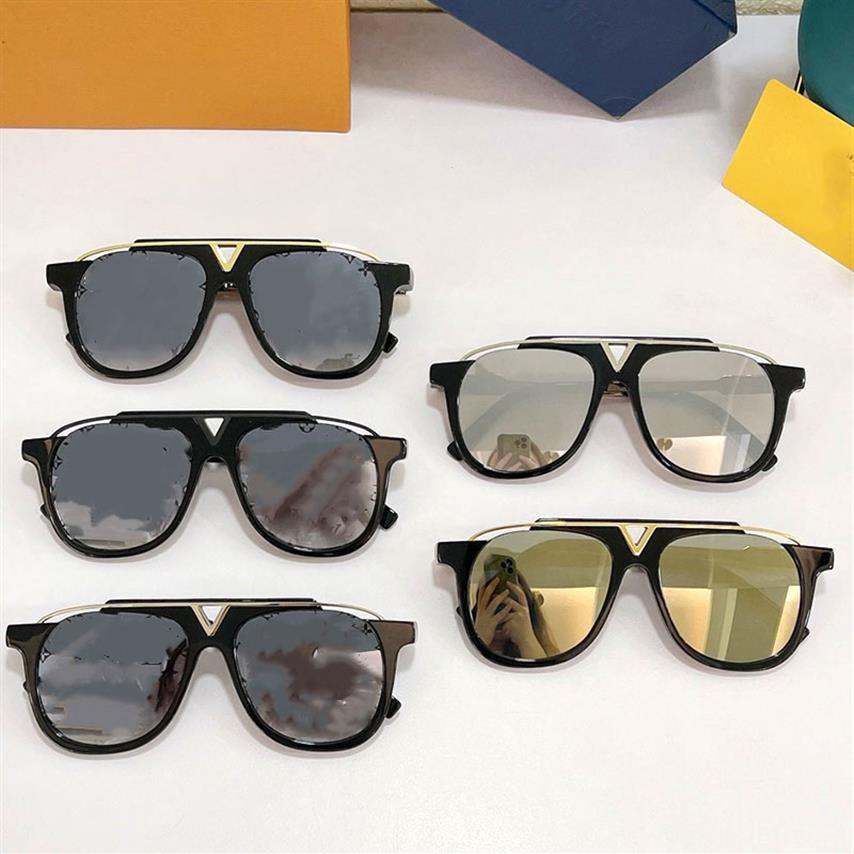 

MASCOT 0937 classic popular sunglasses woman retro vintage shiny gold UV400 glasses with box 2021 sunglassess225Q