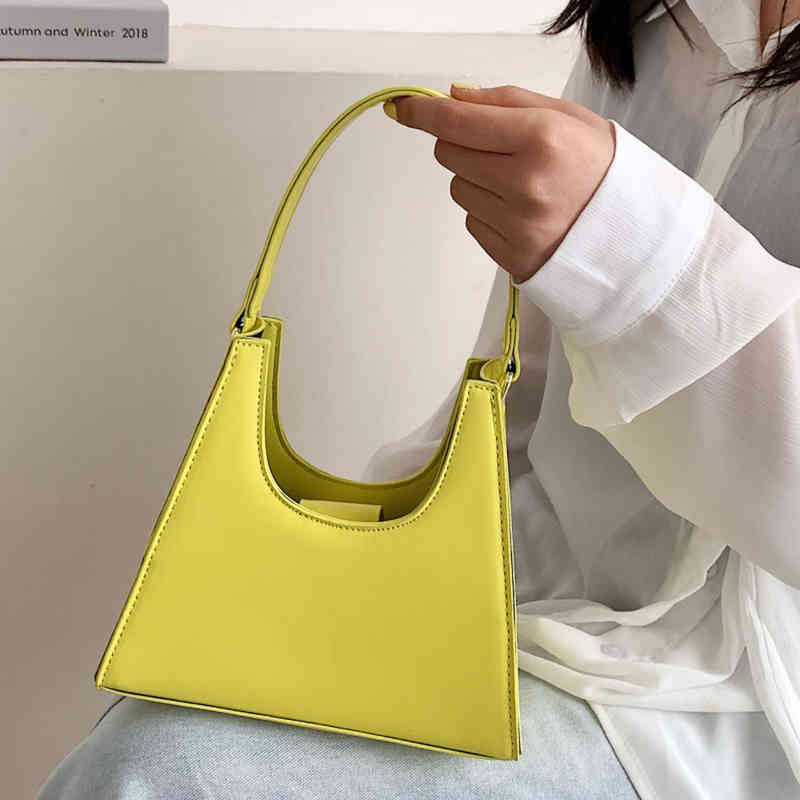 

Evening Bags Handtassen Voor Vrouwen Alligator Grain Oksel Bag Vintage Kleine Driehoek Clutch Pouch Franse Stijl Schoudertas Dame Crossbody Tassen 220416, Stone yellow