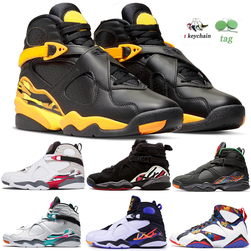 

Jumpman 7s 8 8s Basketball Shoes Mens Womens RAPTOR Bordeaux Playoff HOT LA VA Trainers Women Men Sports Sneakers, 1 3m reflective 40-47