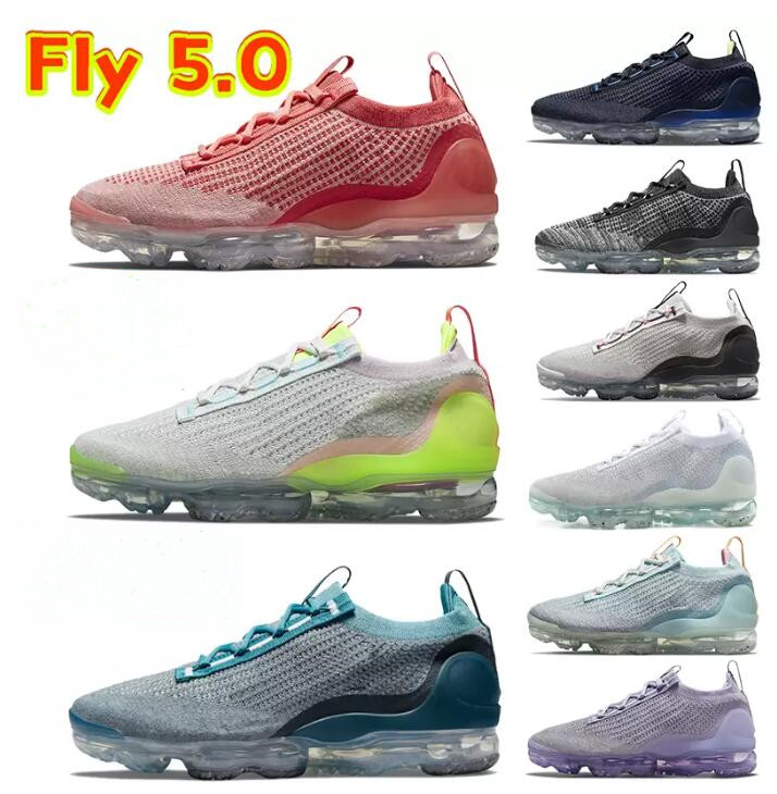 

2022 Men Women Running Shoes Fly 5.0 Sneakers Chilly Blue Oreo Day To Night Particle Pink Hyper Royal Grey Neon Peach Pink Knit Outdoor Sports Trainers, Please contact us